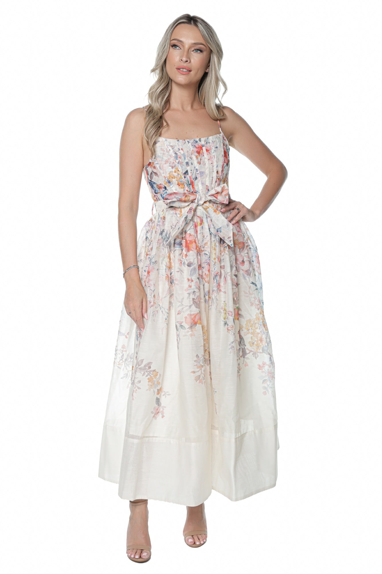 Rochie din Organza cu Fusta Ampla