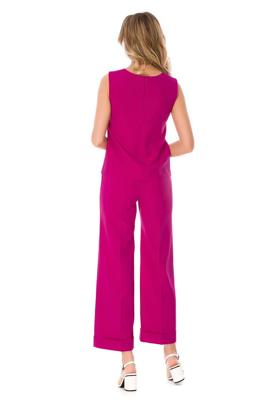 Costum Elegant cu Pantaloni Culottes