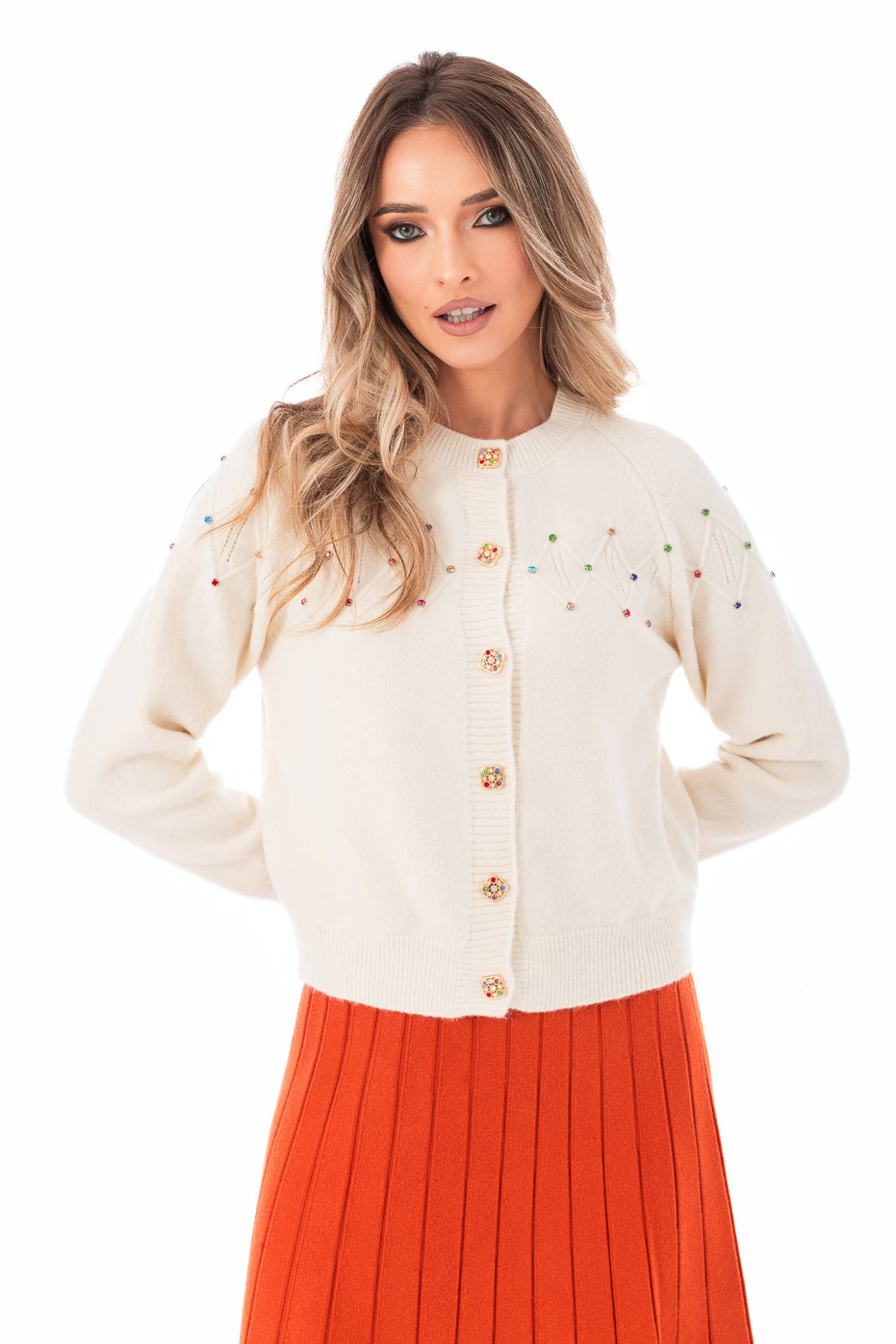 Fusta Casual din Tricot Fin