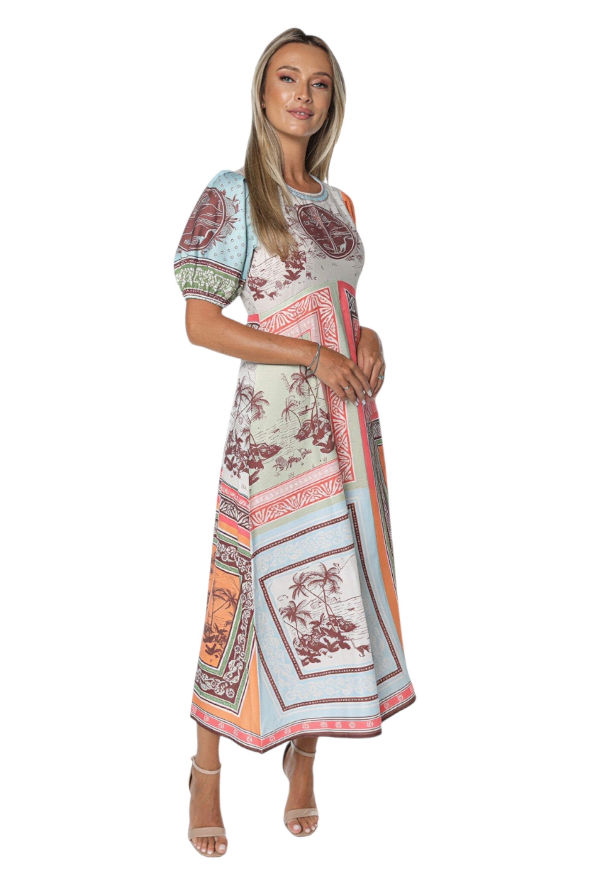 Rochie Midi din In