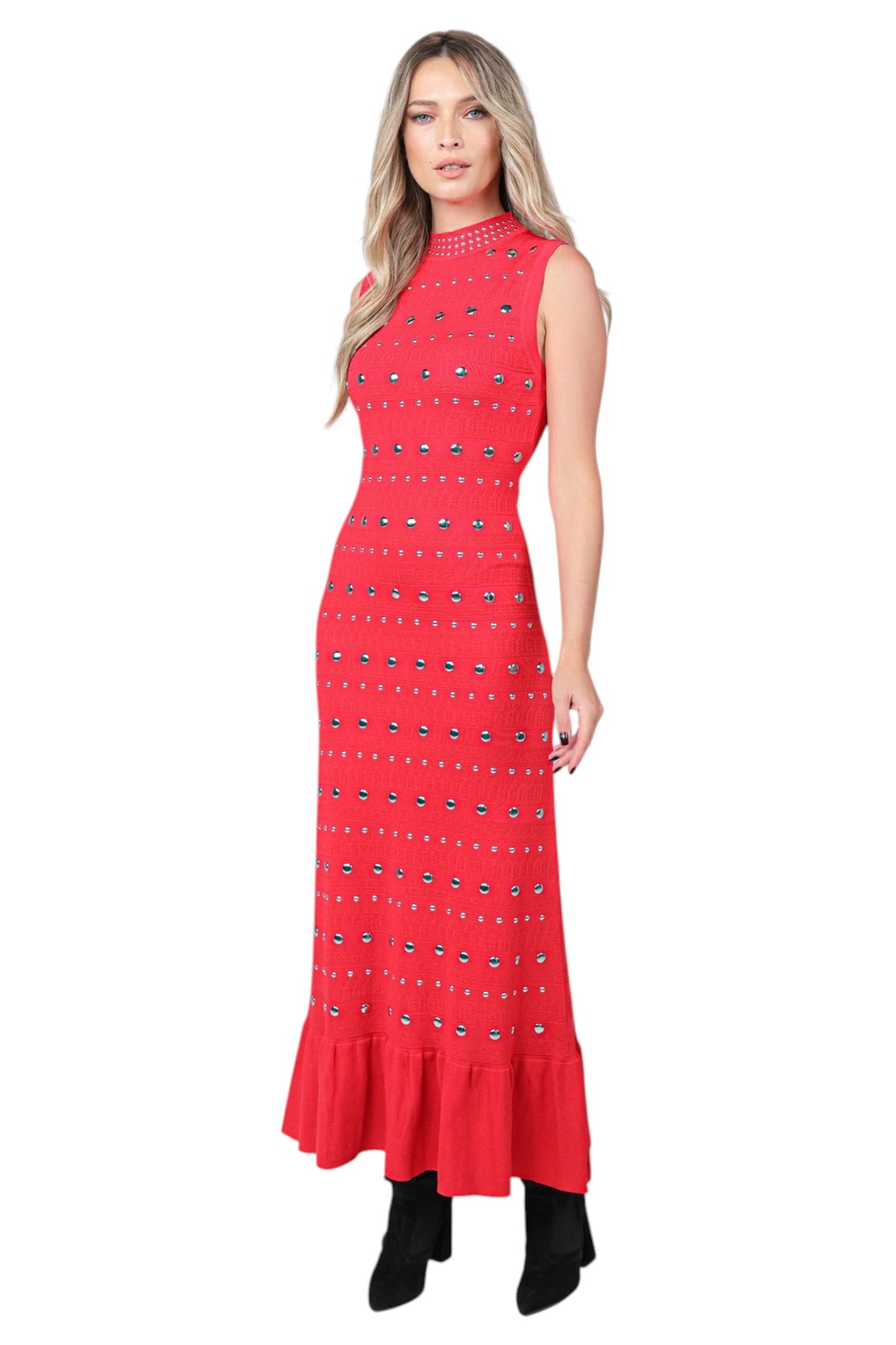 Rochie Rosie cu Tinte