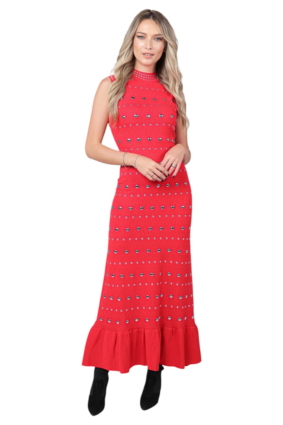Rochie Rosie cu Tinte