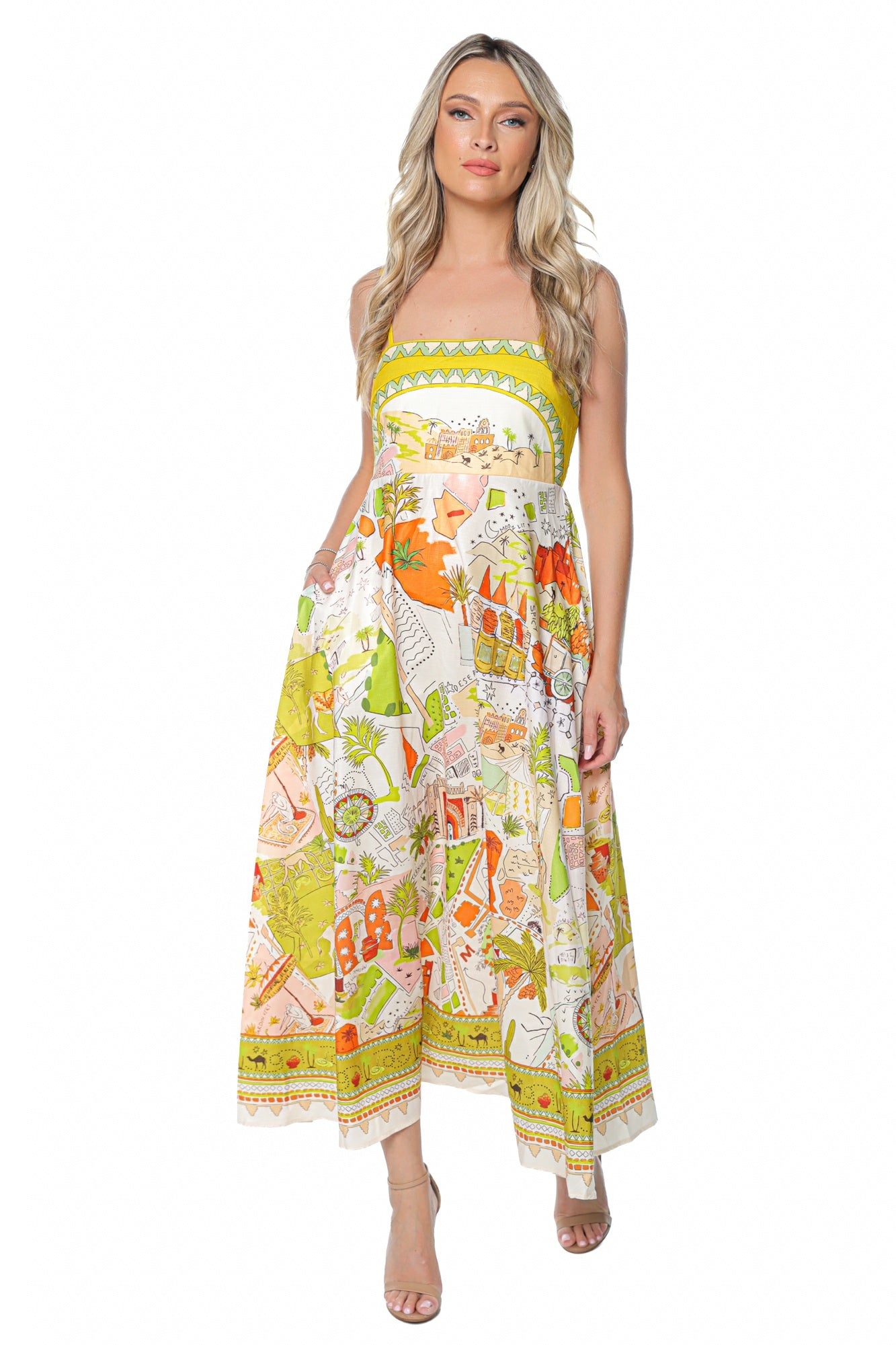 Rochie din In cu Print