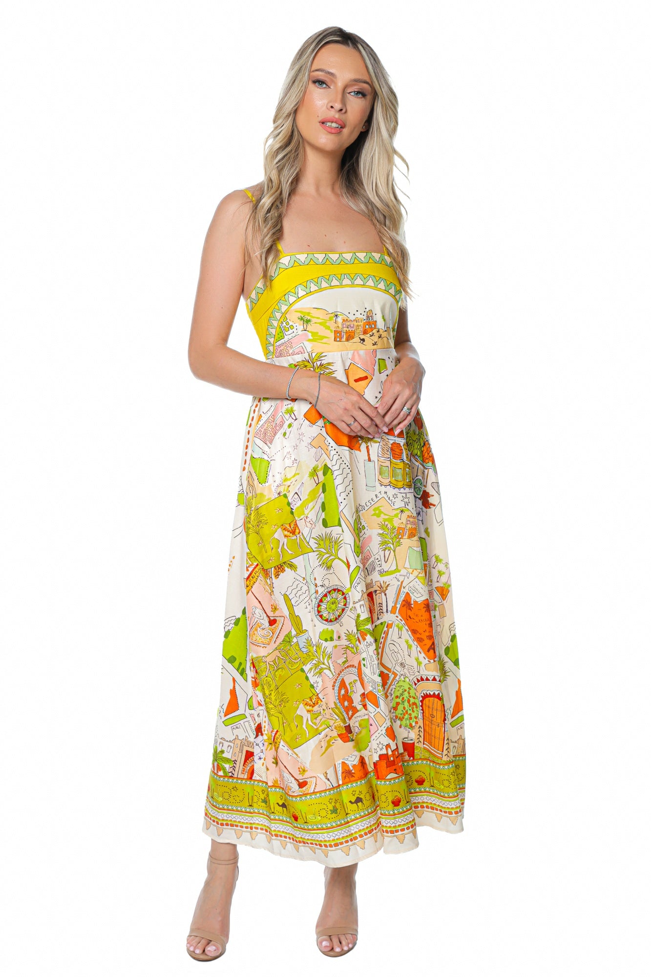 Rochie din In cu Print