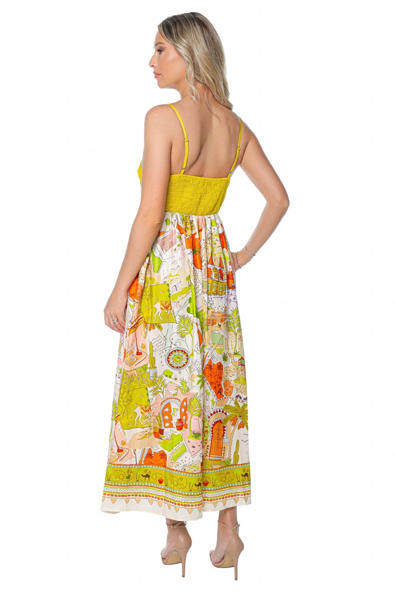 Rochie din In cu Print