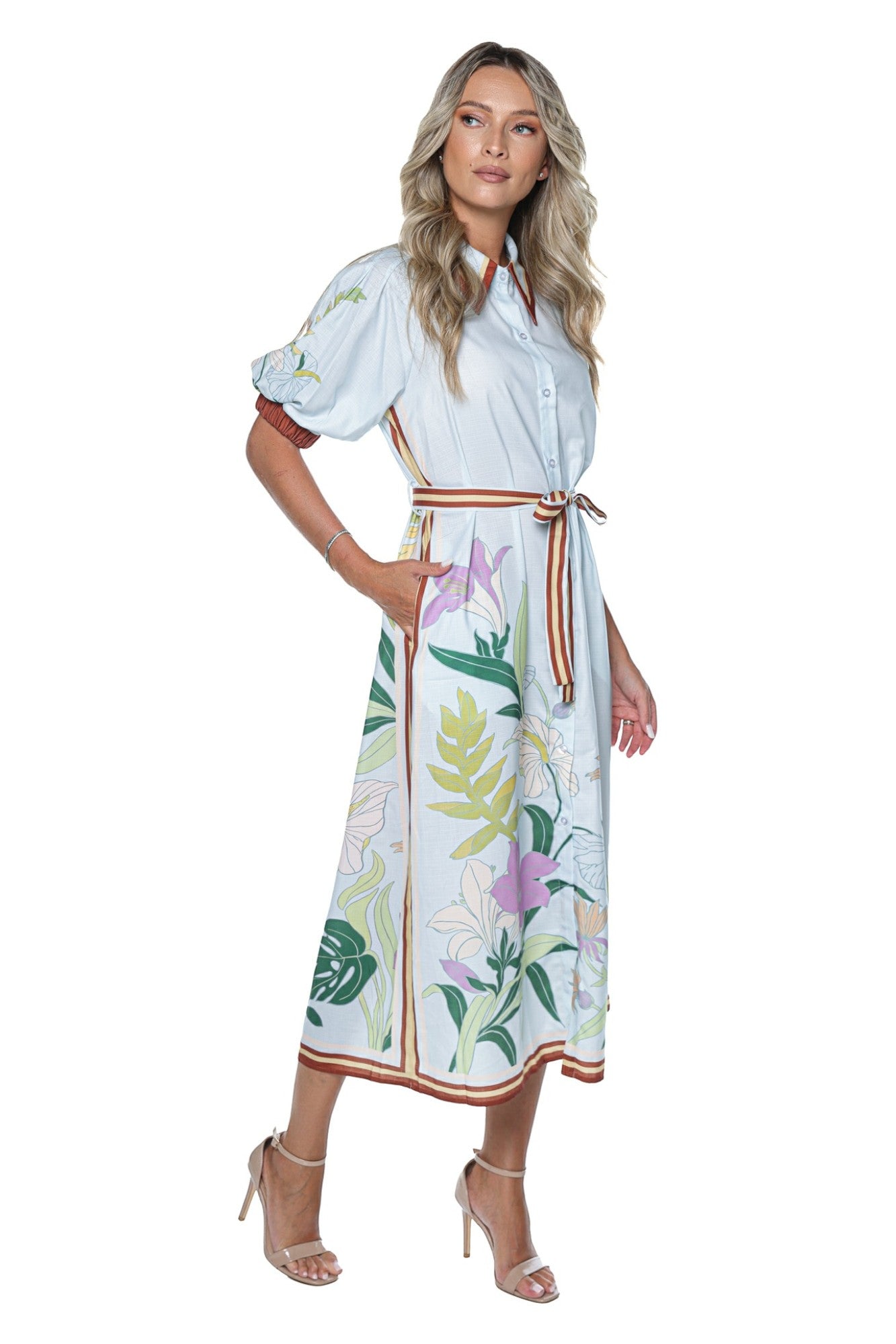 Rochie tip Camasa cu Buzunare