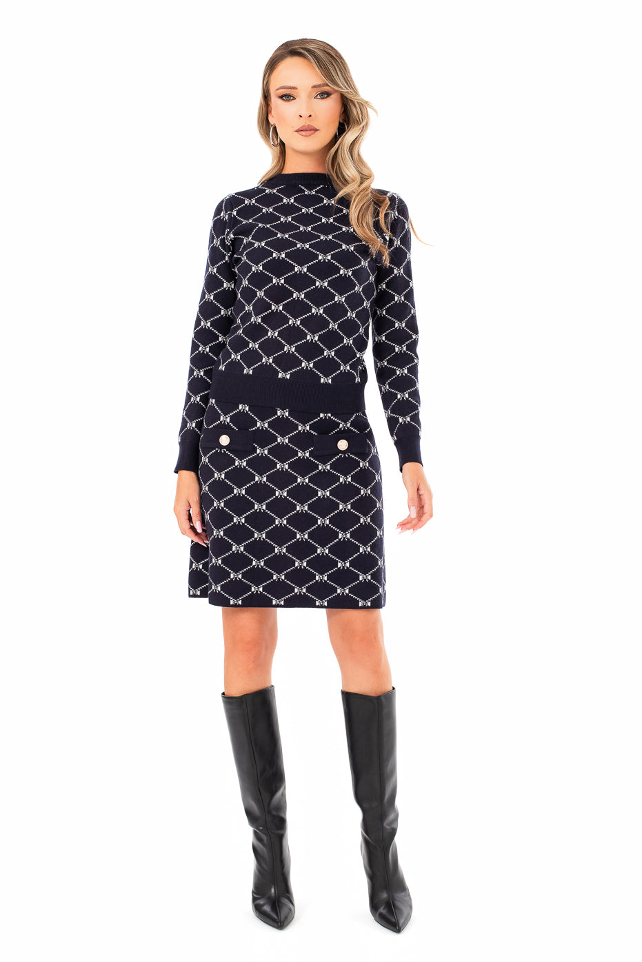 Compleu Casual cu Fusta Scurta