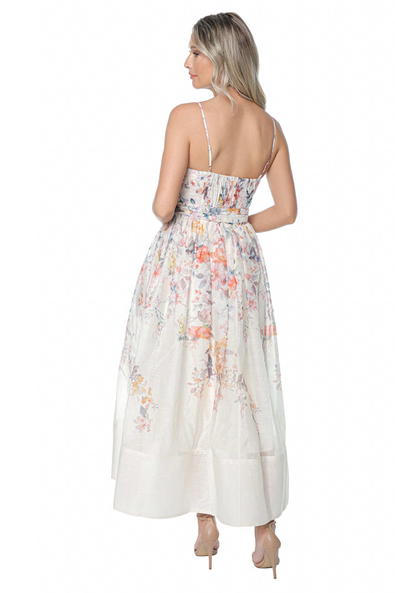 Rochie din Organza cu Fusta Ampla