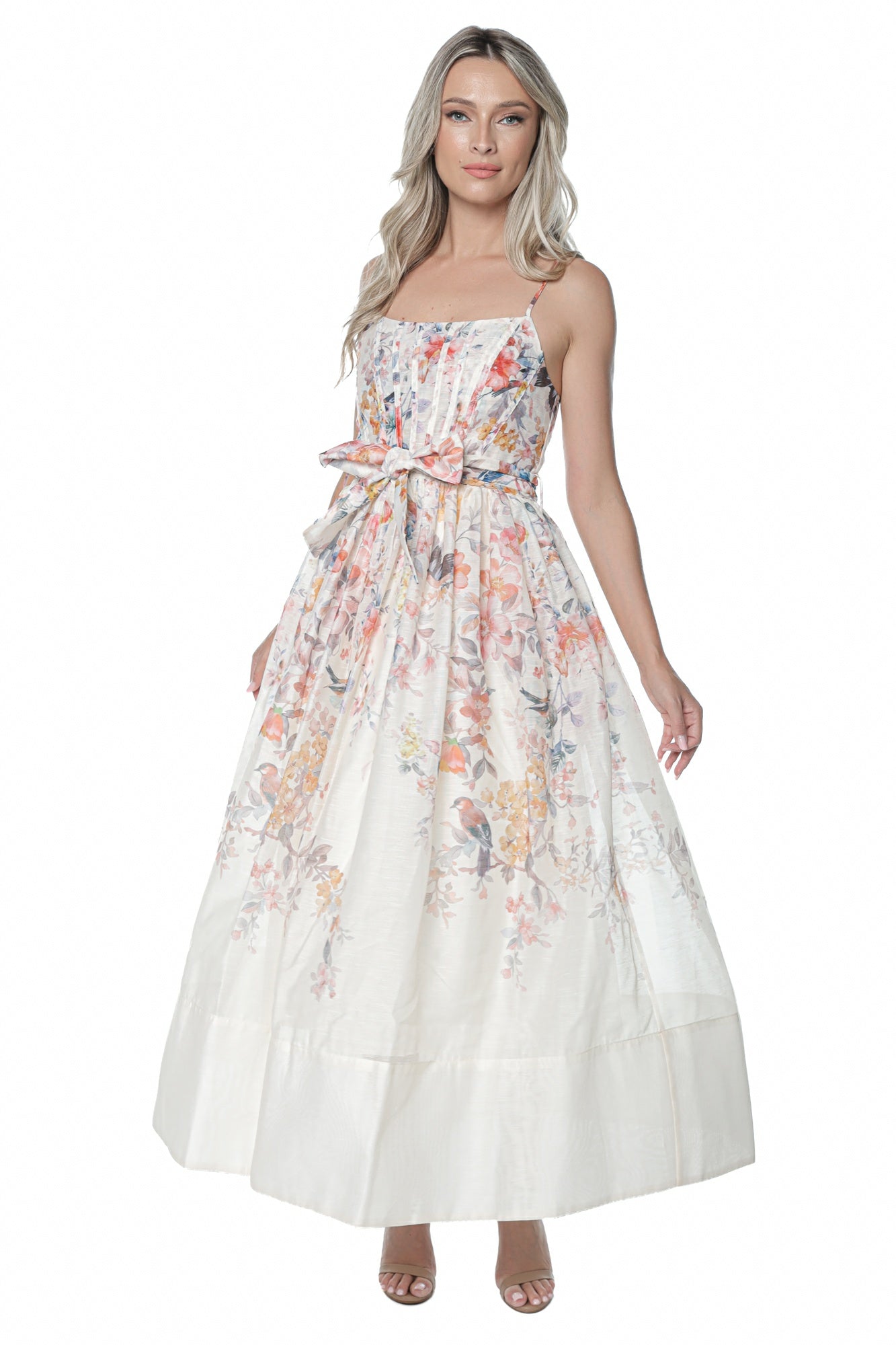 Rochie din Organza cu Fusta Ampla