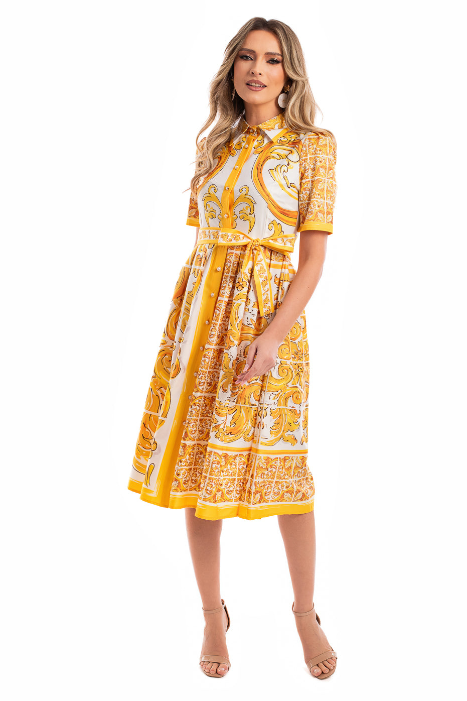 Rochie Casual cu Cordon