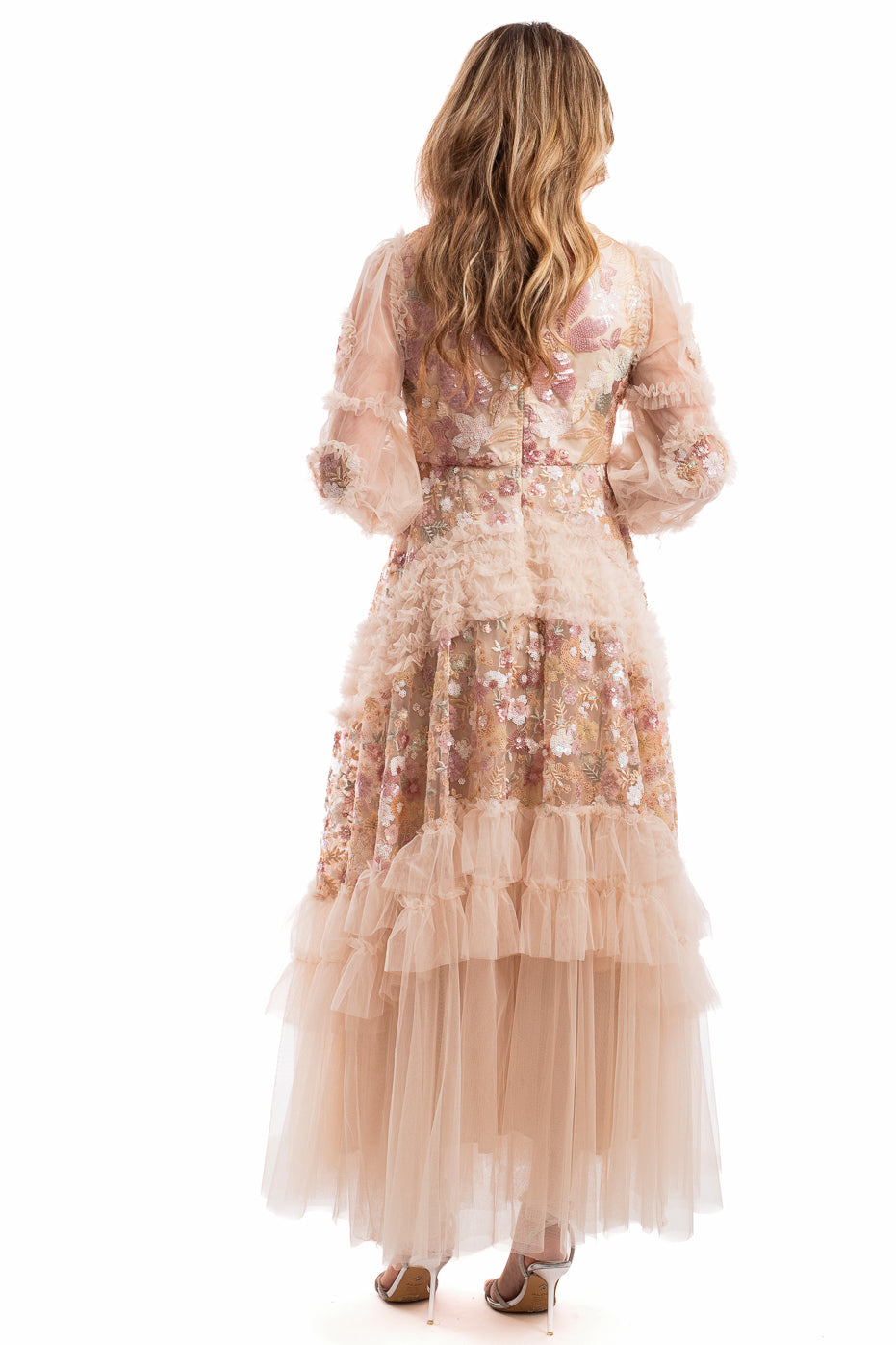 Rochie Eleganta cu Broderie din Paiete - LIMITED EDITION