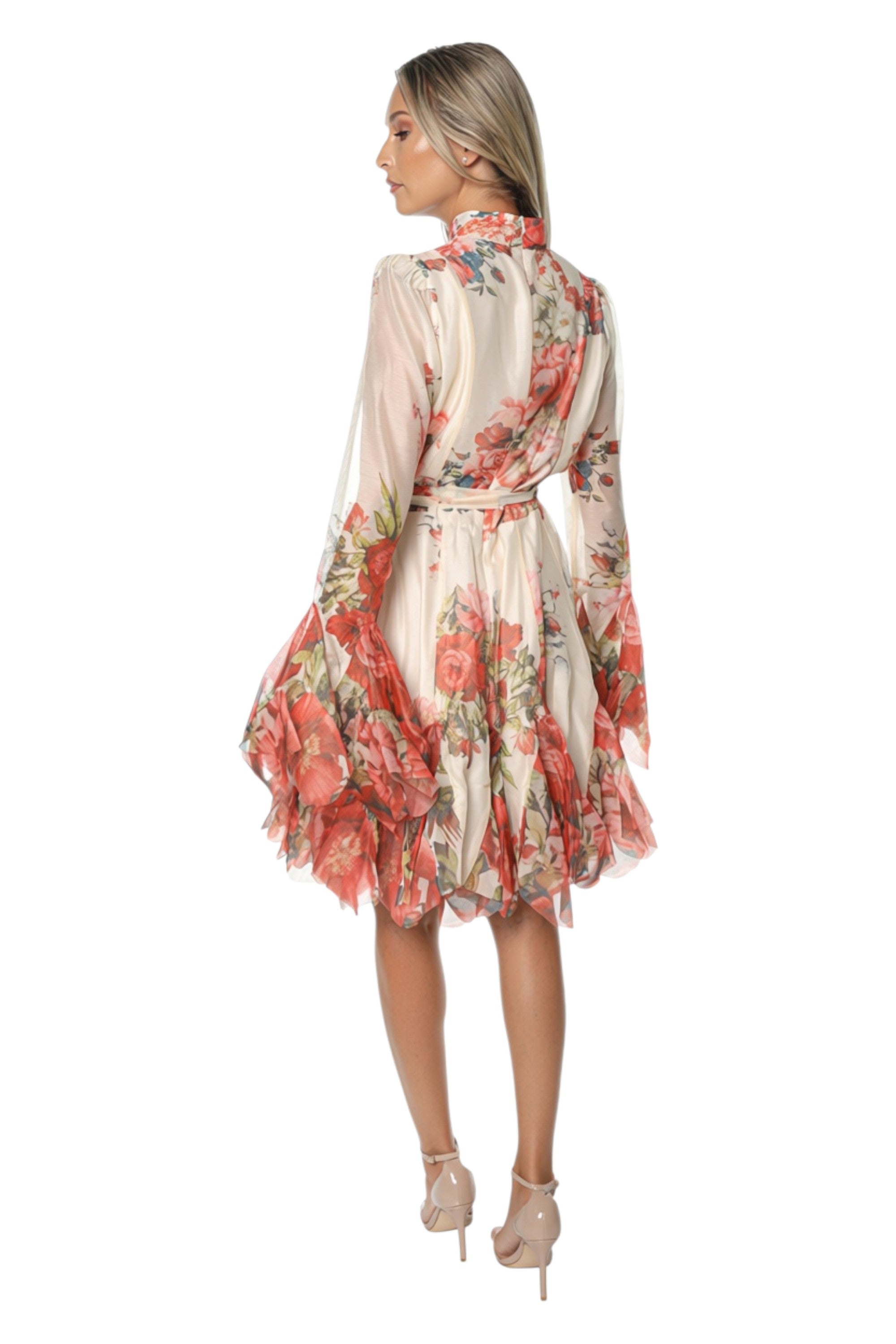 Rochie Eleganta cu Maneci Clopot