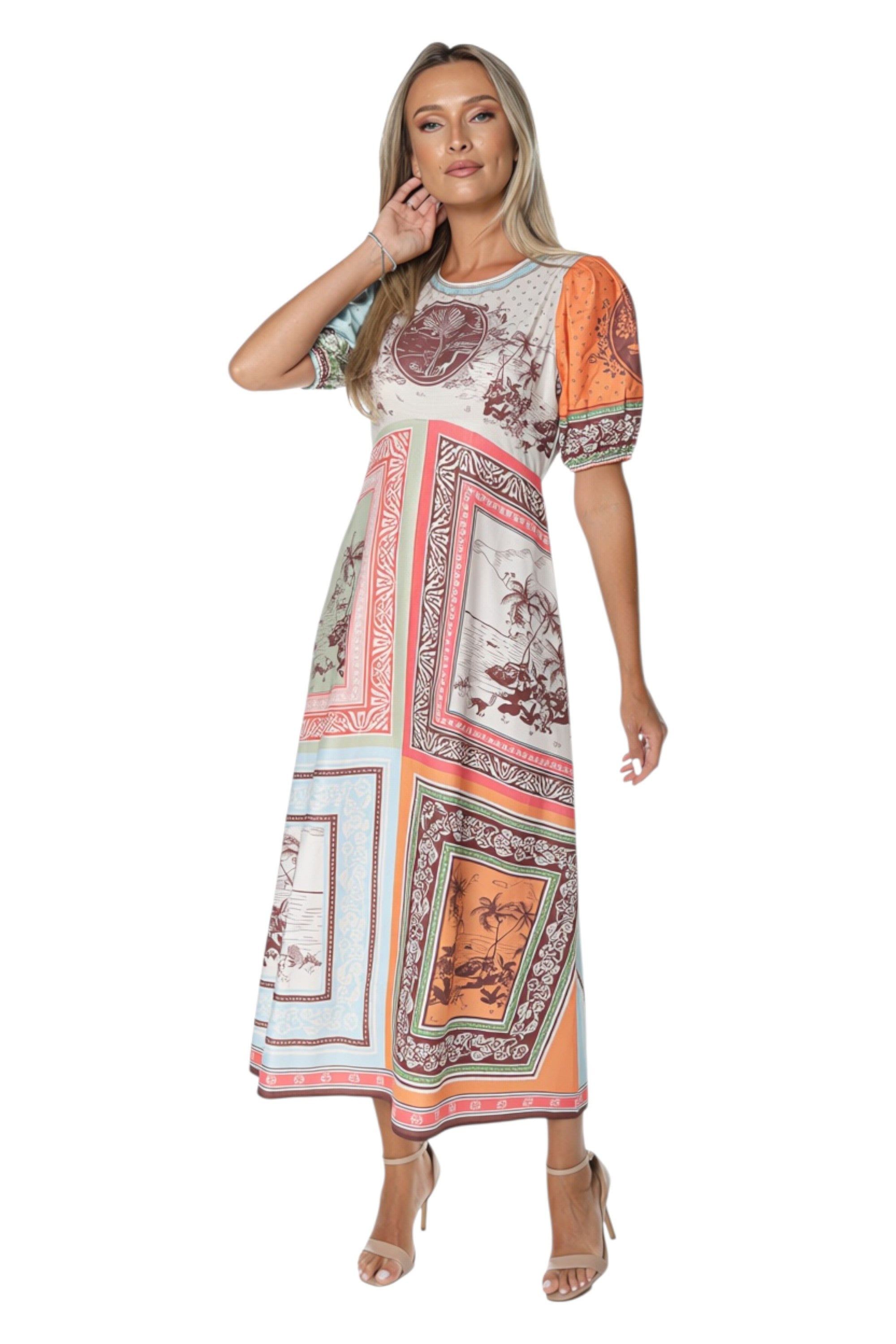 Rochie Midi din In