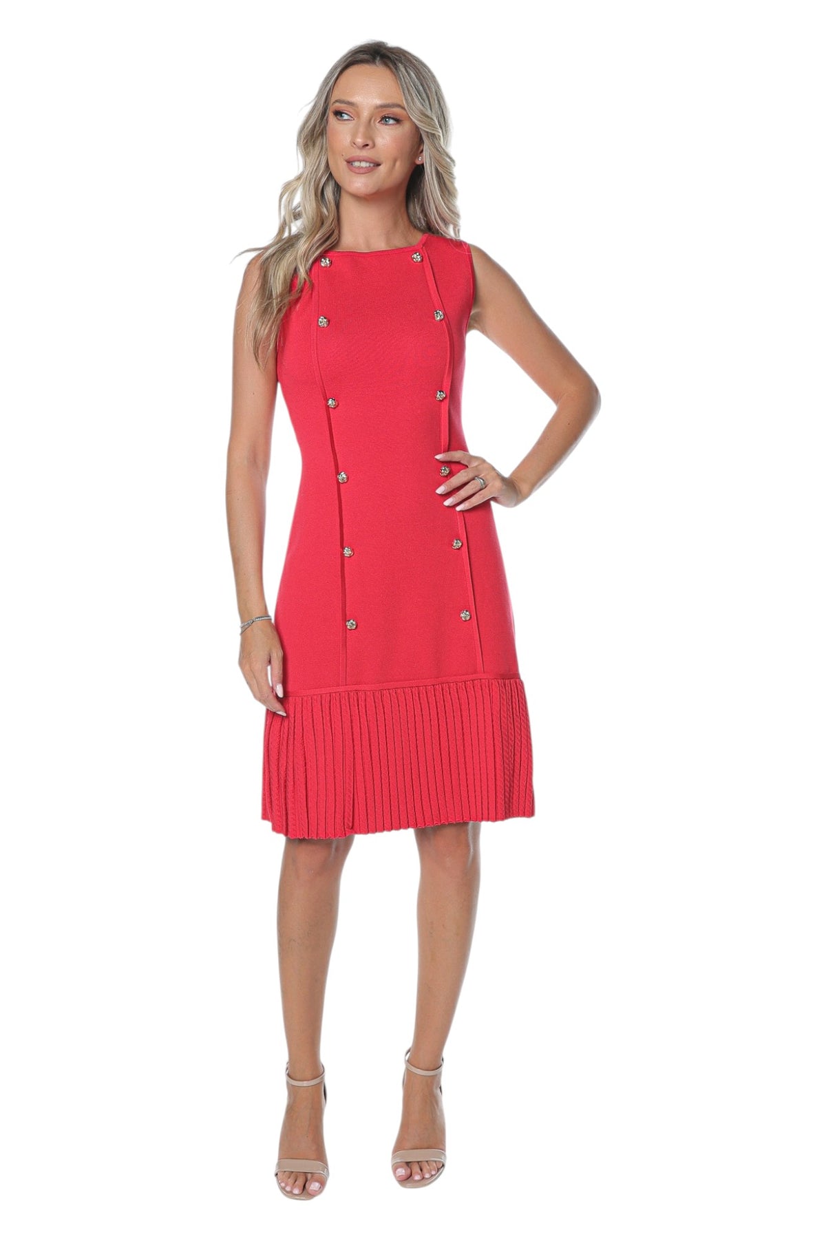 Rochie Rosie Eleganta din Tricot