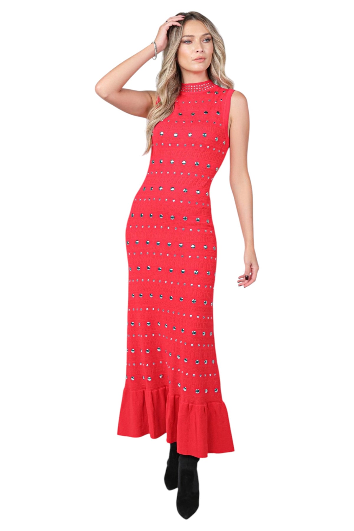 Rochie Rosie cu Tinte