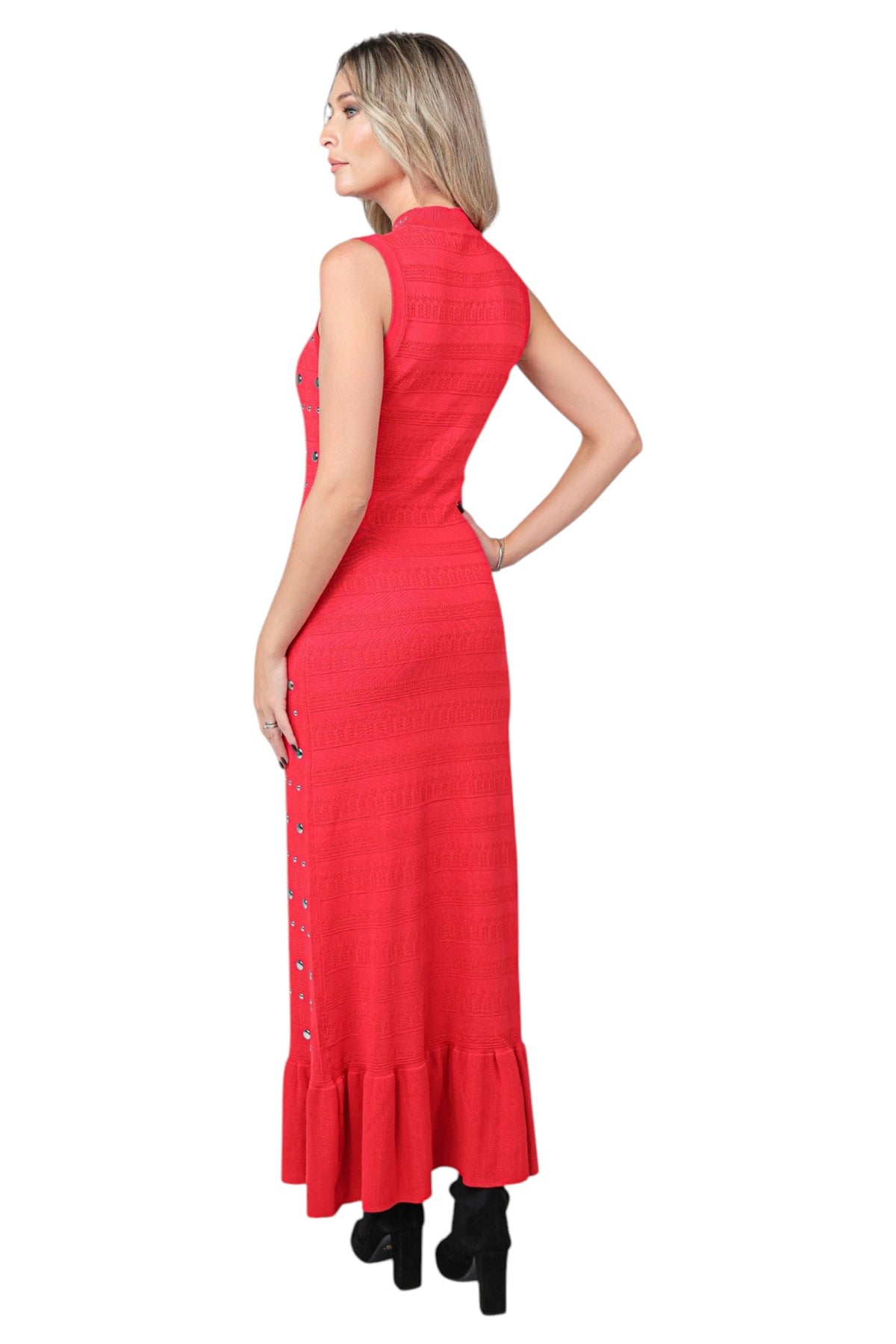 Rochie Rosie cu Tinte