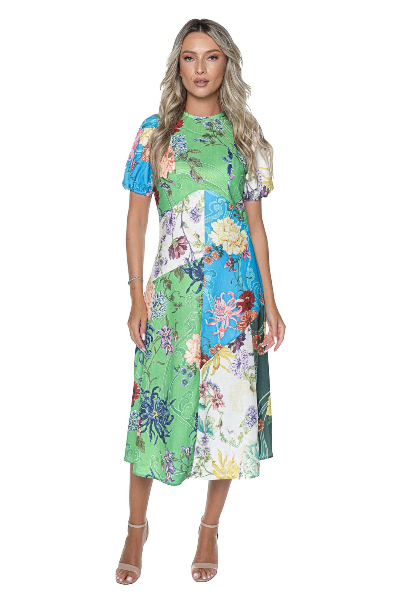 Rochie de Zi cu Imprimeu Floral