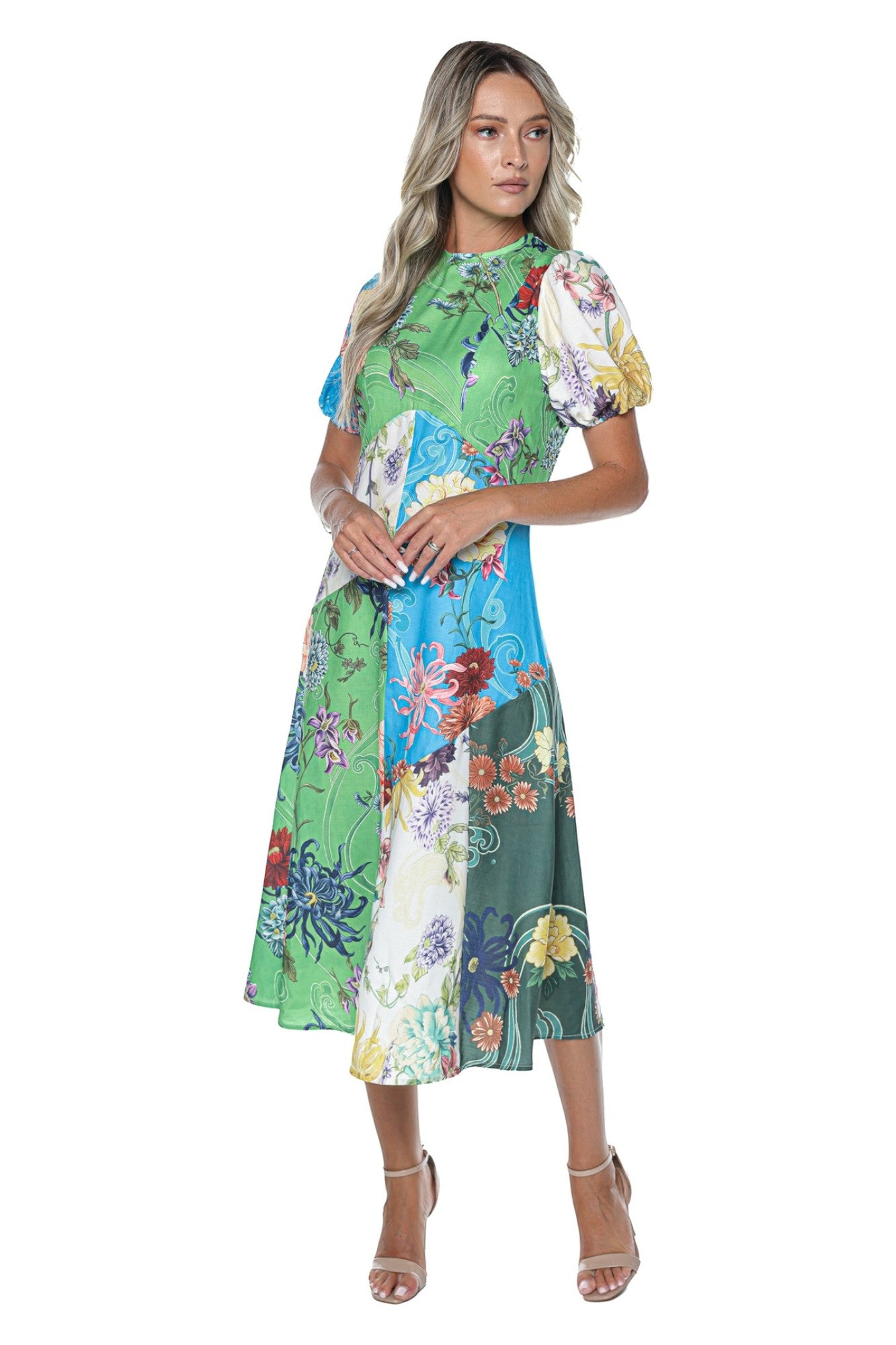 Rochie de Zi cu Imprimeu Floral
