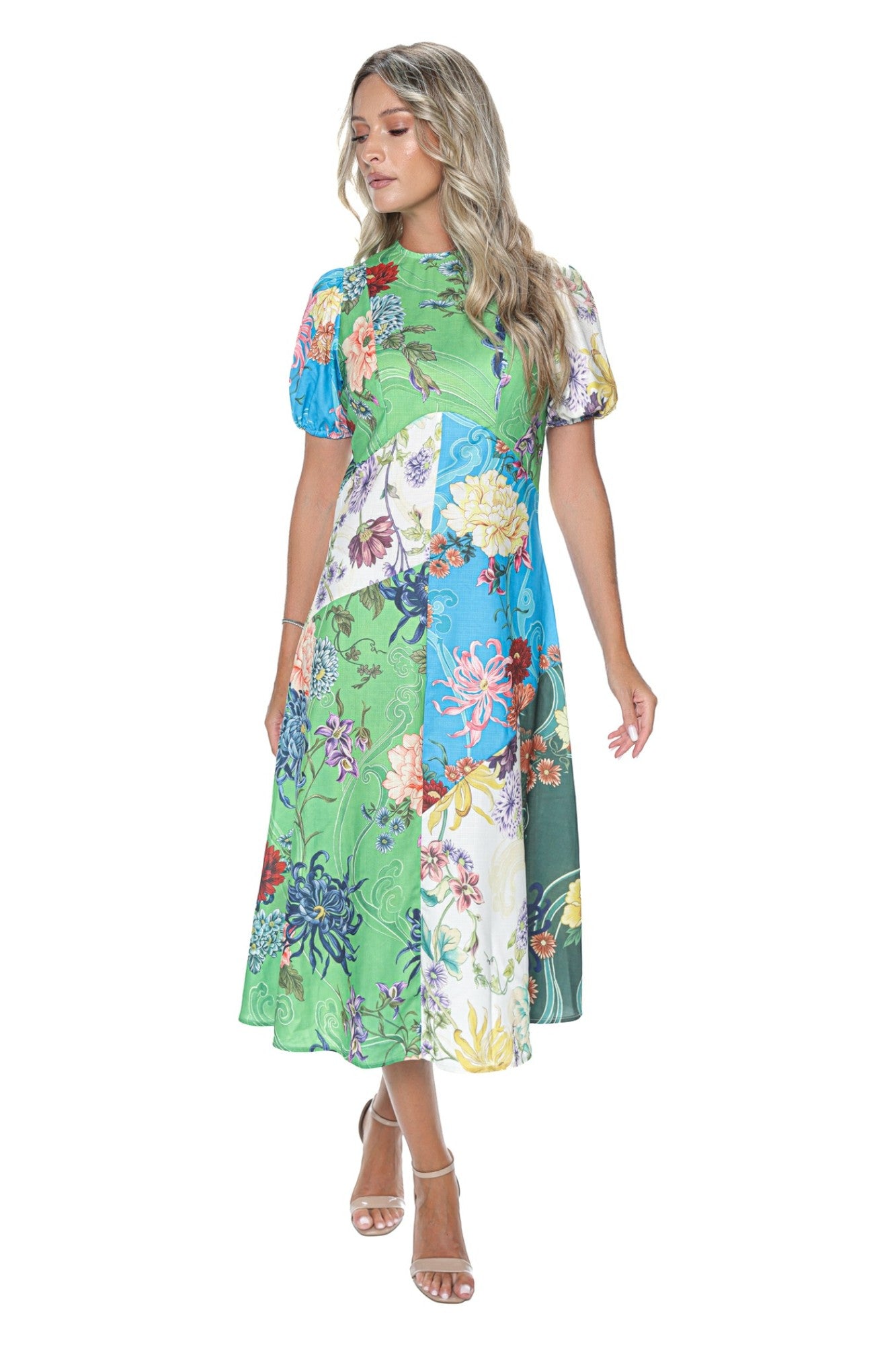 Rochie de Zi cu Imprimeu Floral